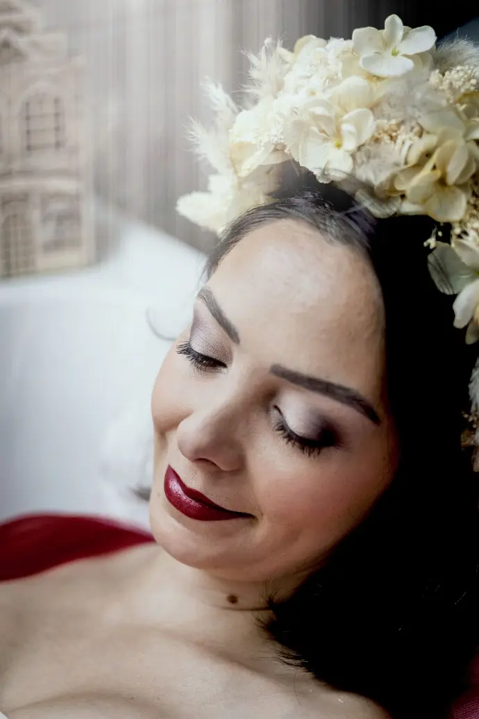 maquillage shooting grossesse 